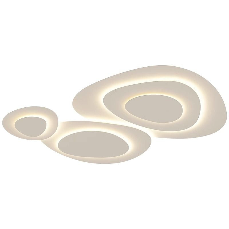 Aura Organic Geometric Flush Mount