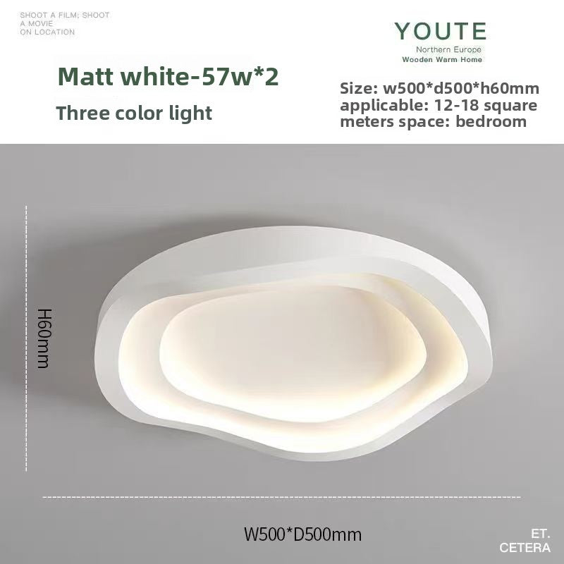 Aura Organic Geometric Flush Mount